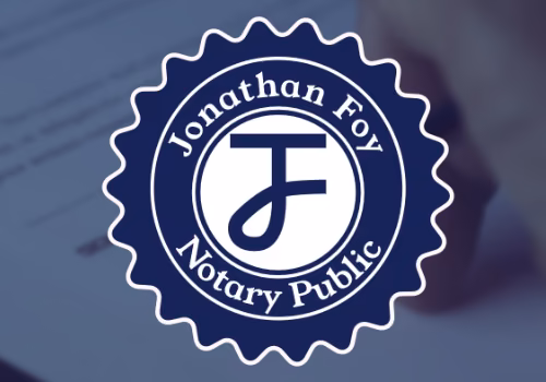 Jonathan Foy Notary Public